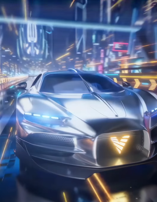 Pioggia al neon (sviluppo dell'ancora)