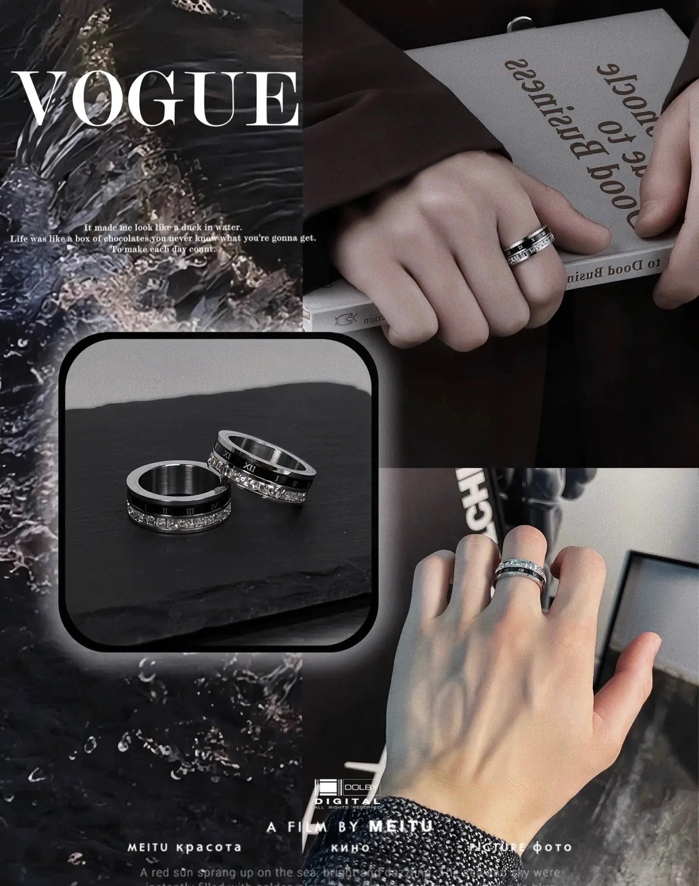 Handsome men's ring(Anchor development)