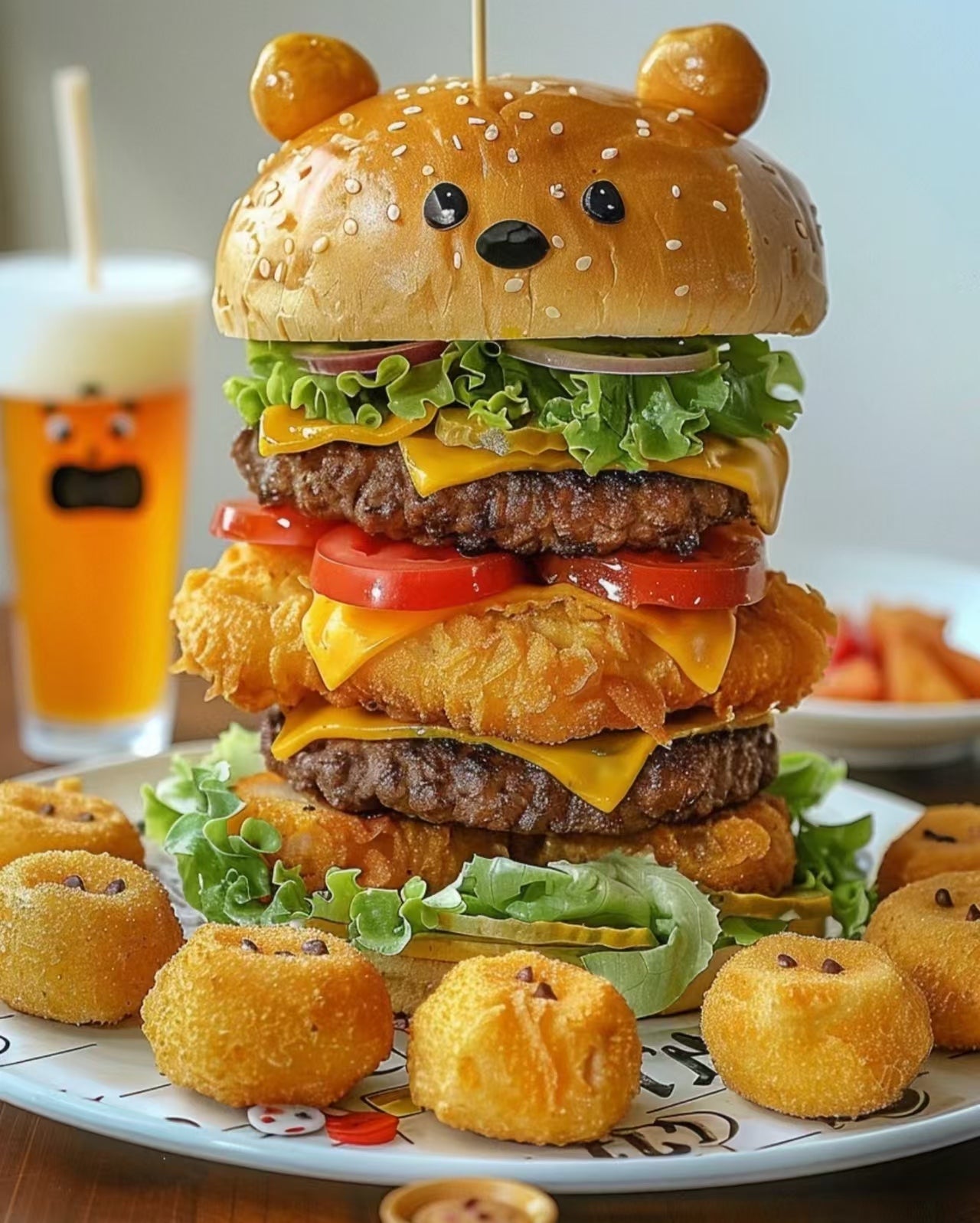 Hamburger Set Meal(Anchor development)